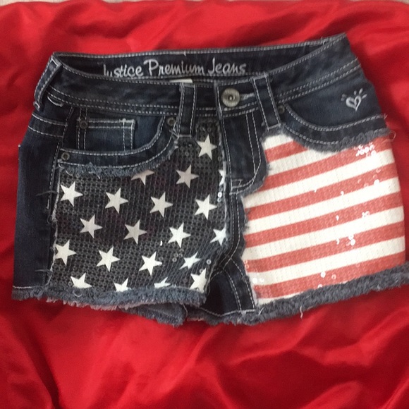 🇺🇸(Justice & Abercrombie) Lot of three shorts - Picture 2 of 4